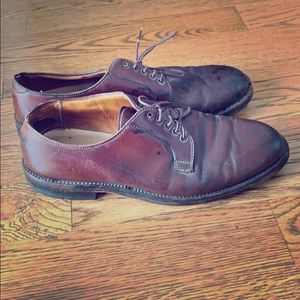 Classic cordovan dress shoes from Brooks Brothers